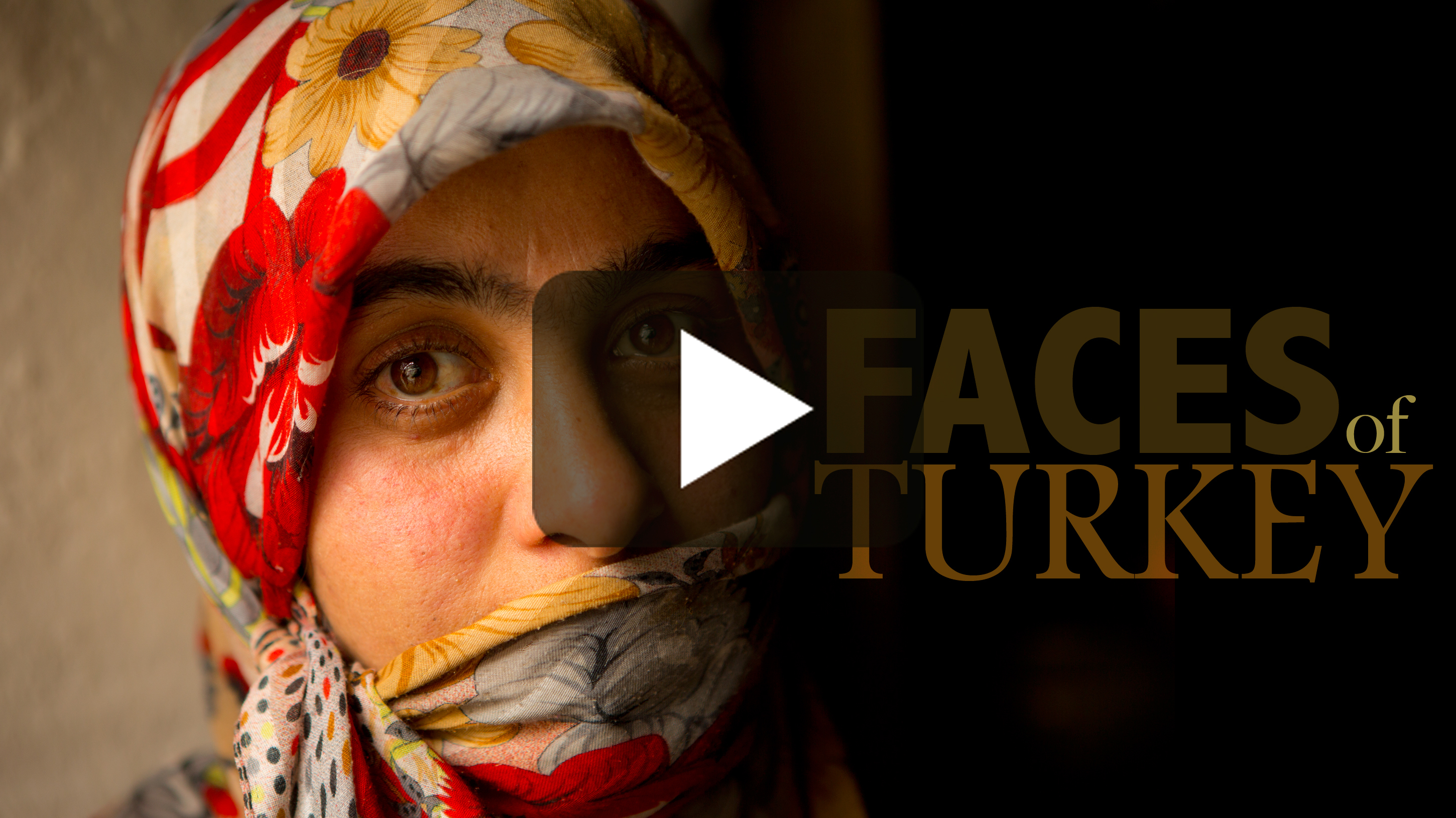 Turkey video. Turkish face.